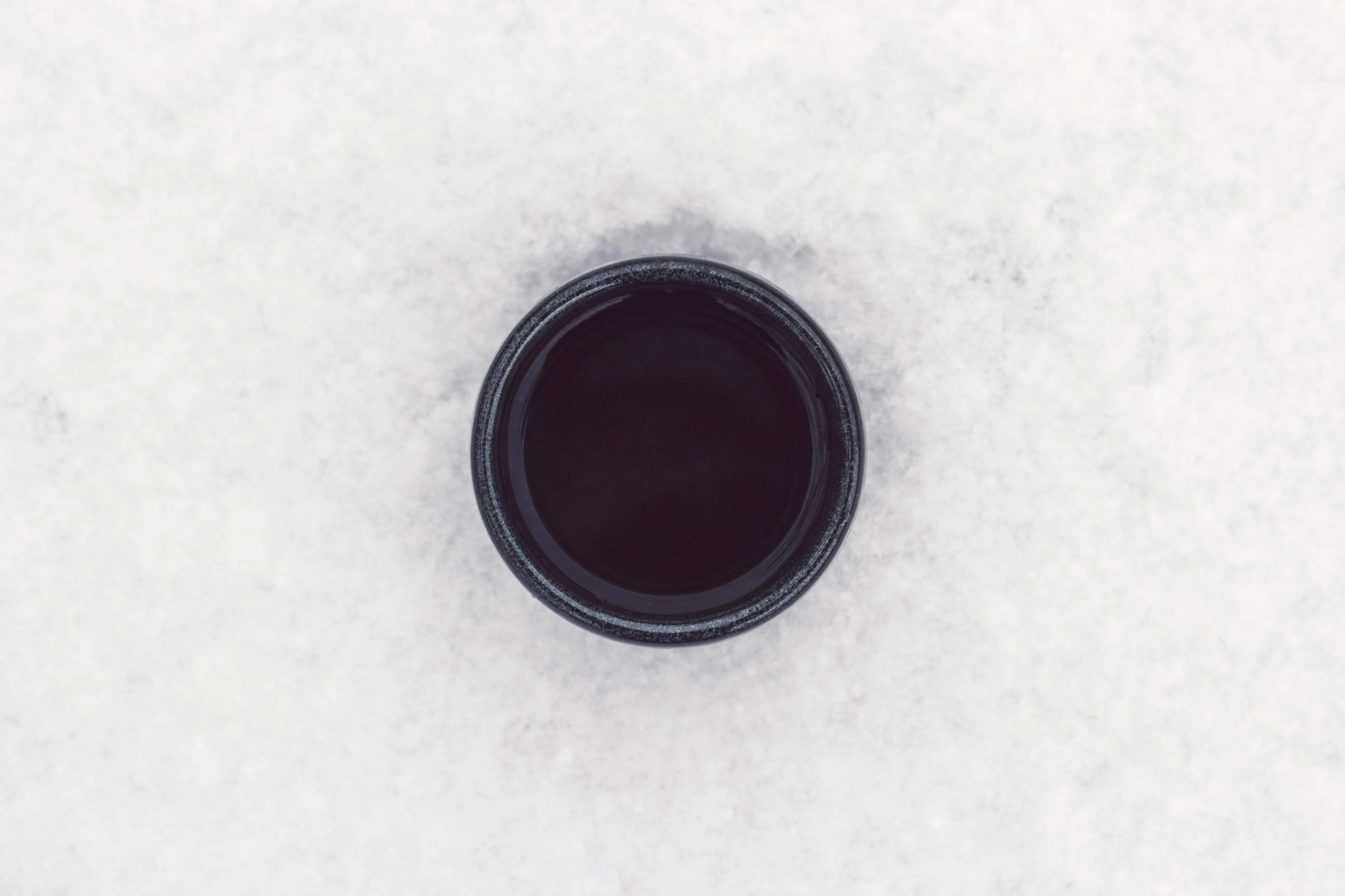 Black circle meditation for void contemplation